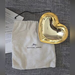 Michael Aram Gold Heart Accent Piece
